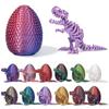 Игрушка Яйцо Череп Ти-Рекса с Шелковым Градиентом, Напечатанная на 3D-принтере, для Детей, Домашний Декор