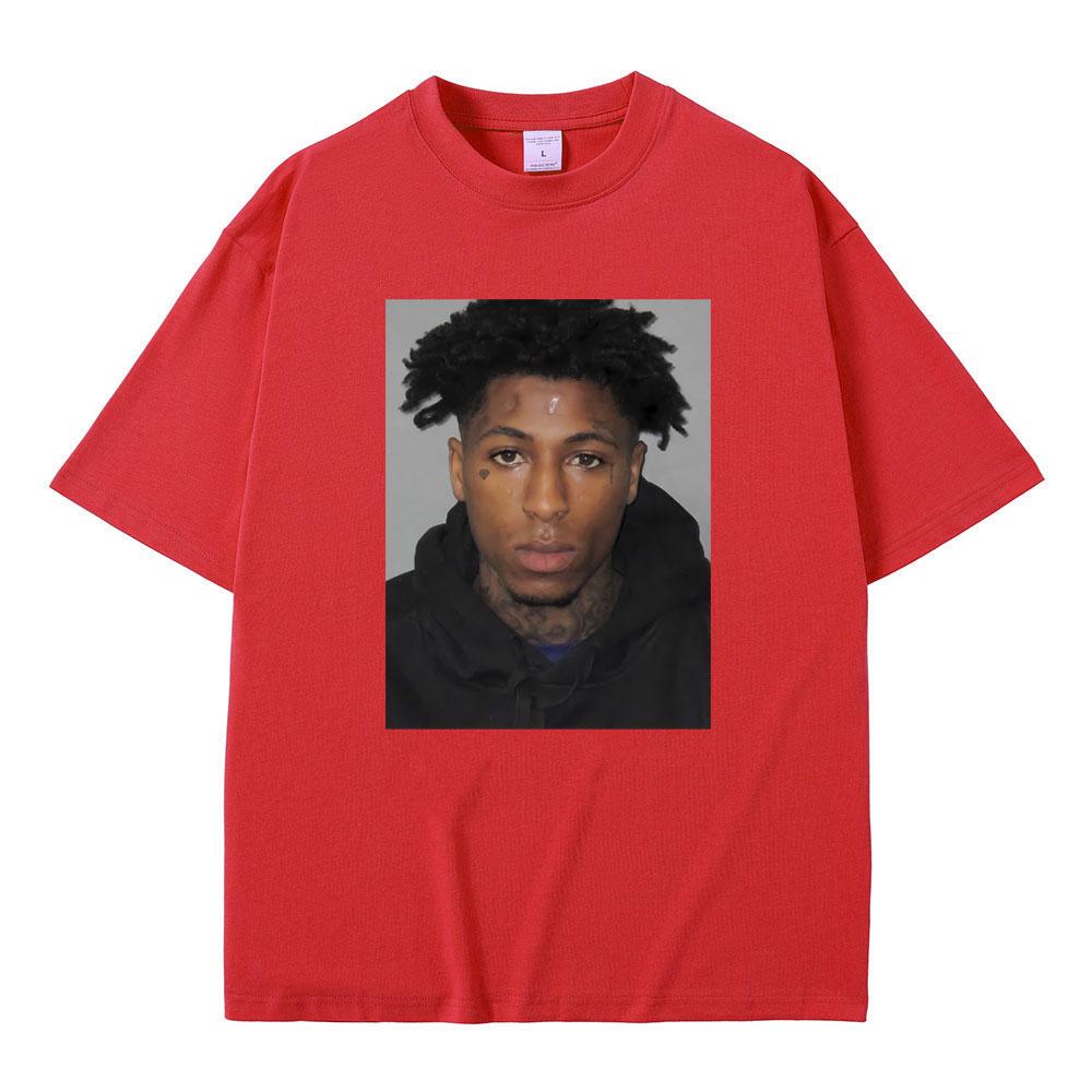 Футболка с фотографией рэпера Youngboy Never Broke Again, мужская и женская, хип-хоп, винтажная, из чистого хлопка, мужская футболка оверсайз