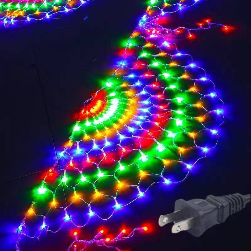Peacock Outdoor Led Net Light Waterproof For Garden And Patio Decoration