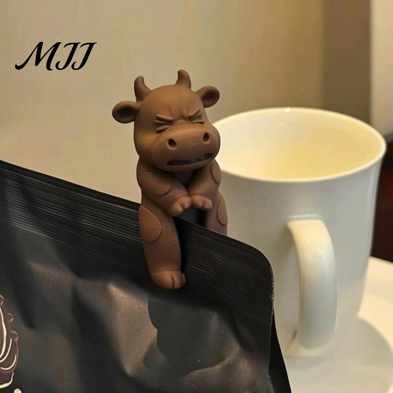 Многоразовые зажимы для пакетов 5 шт. Клипсы с животными с фермы, 3D-печатные милые клипсы-коровки и свинки для хранения на кухне, гаджеты, герметизатор для продуктов, прищепки, забавные для дома и офиса