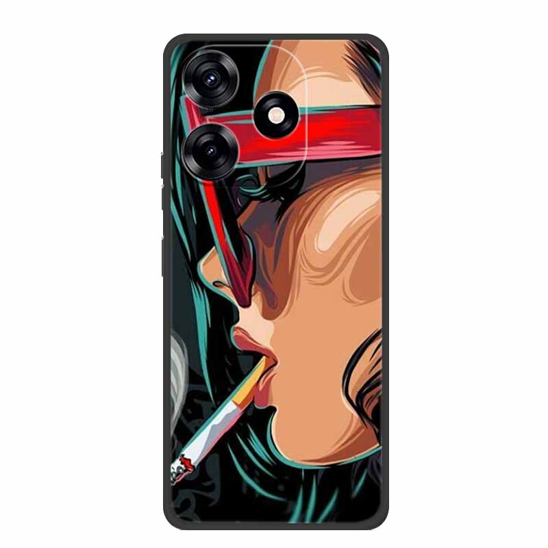 Для Infinix Hot 30 4G Чехол Популярный Черный Силиконовый Мягкий Задняя Крышка Чехол Для Infinix Hot 30i 30 Чехол Для Телефона Hot30 Coque Funda