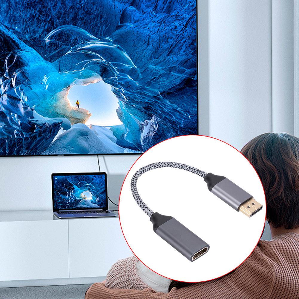 1-5 ШТ. Адаптер DP — HDMI-совместимый для видео и аудио высокой четкости для HD-телевизора 4K 60 Гц, кабель-адаптер DP — HDMI-совместимый, папа-мама для ноутбука HP/DELL
