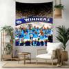 Manchester City Wall Decor Tapestry Art For Pet Memorial Birthdaywedding Party Backdrop Family Gift