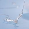Mori Style Sweet Reindeer Antler Zircon Clavicle Necklace - Christmas Gift