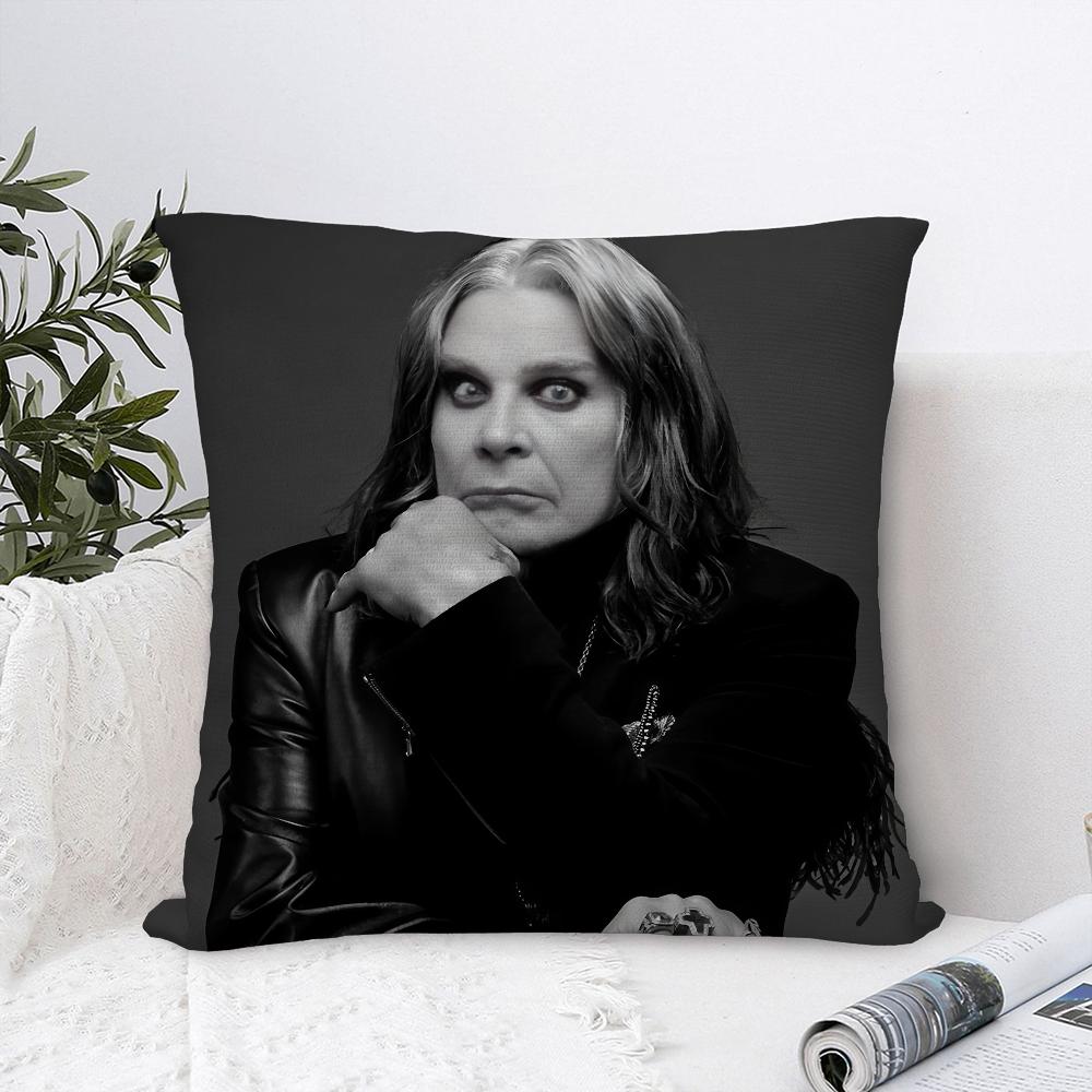 O-Ozzy Osbourne Pillow Case Sofa Decorative Home Double-Sided Print Plush Square Throw Pillow Covers Cushion Decor Cover