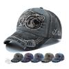 Embroidered Shark Baseball Cap Adjustable Truck Cap Fashion Snapback Hat  Outdoor Sports