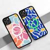 Abstract Flower Market For Magnetic Phone Case For IPhone 17 16 Pro Max 15 Plus 14 13 12 11 Cover