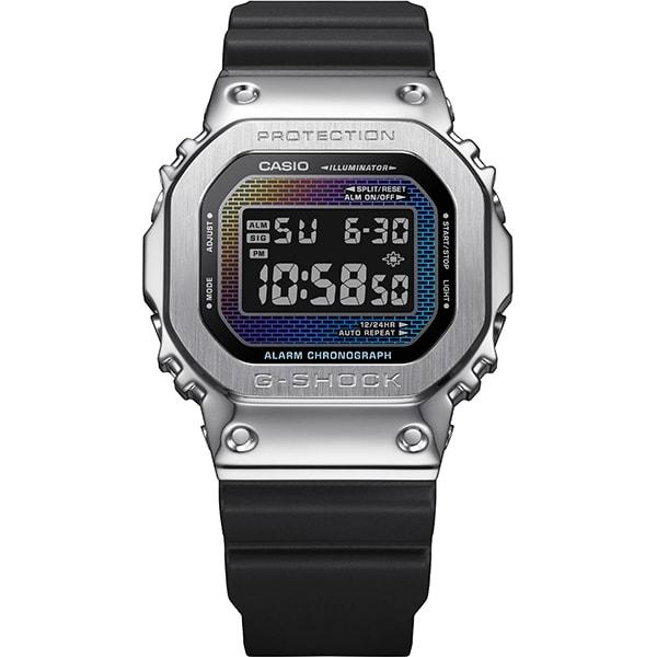 Casio Мужские часы G-SHOCK GM-5600RW-1JF [G-SHOCK Brick Pattern Design] Square Watch Black Digital