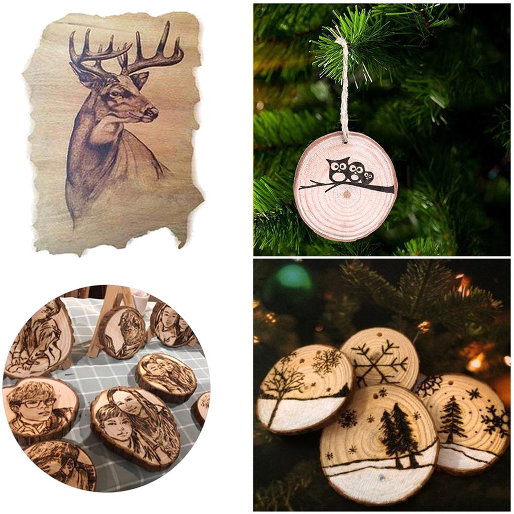 Wood Burning Tool Kit 55PCS Professional Pyrography Pen Soldering Iron Set Adjustable Temperature