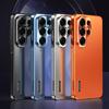 Чехол для Samsung Galaxy 26 Ultra Plus S25 S24 S23 Ultra Магнитное закрытие Алюминиевая рама Пластиковая задняя панель Металл