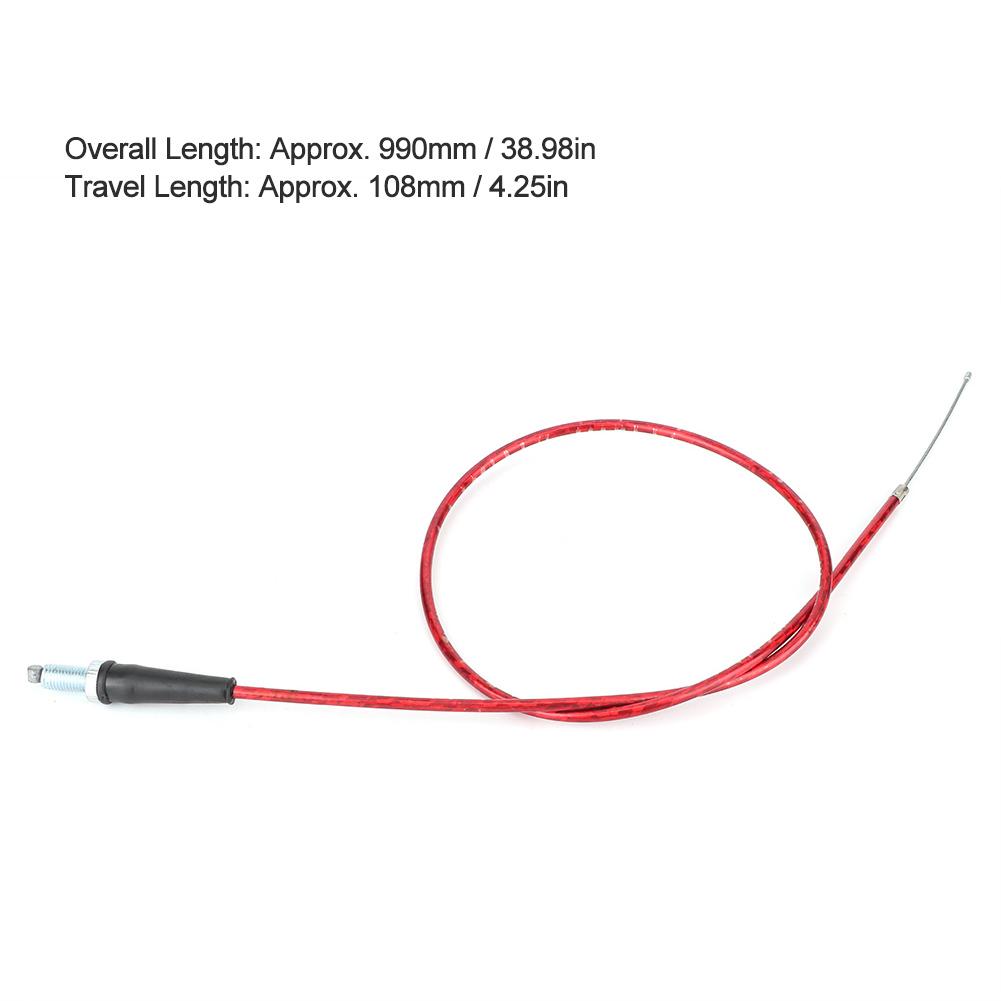 38,98-дюймовый красный кабель газовой дроссельной заслонки, провод для пит-байка, мотоцикла для мотокросса