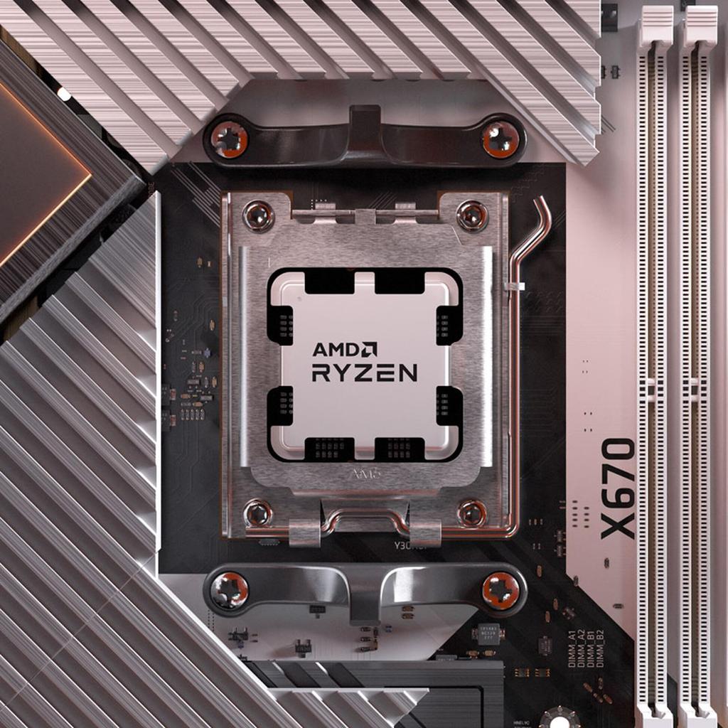 AMD CPU Ryzen 5 с кулером Wraith Prism 6 ядер 12 потоков 38 МБ 65 Вт Авторизованный дистрибьютор продукт 7600, 3,8 ГГц / 100-100001015BOX