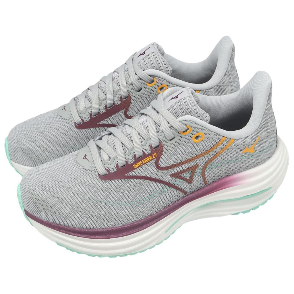 Mizuno Женские беговые кроссовки Wave Rider 29 Лепестковый розовый/Белый/Розовый J1GD250324