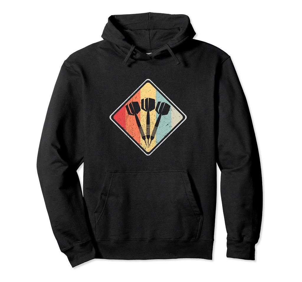 Vintage Darts Arrow Gift Darts Player Hoodie