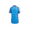 Adidas Футболка с коротким рукавом и V-образным вырезом Japan Home Fan Tie-Dye, женская, синяя ED7364
