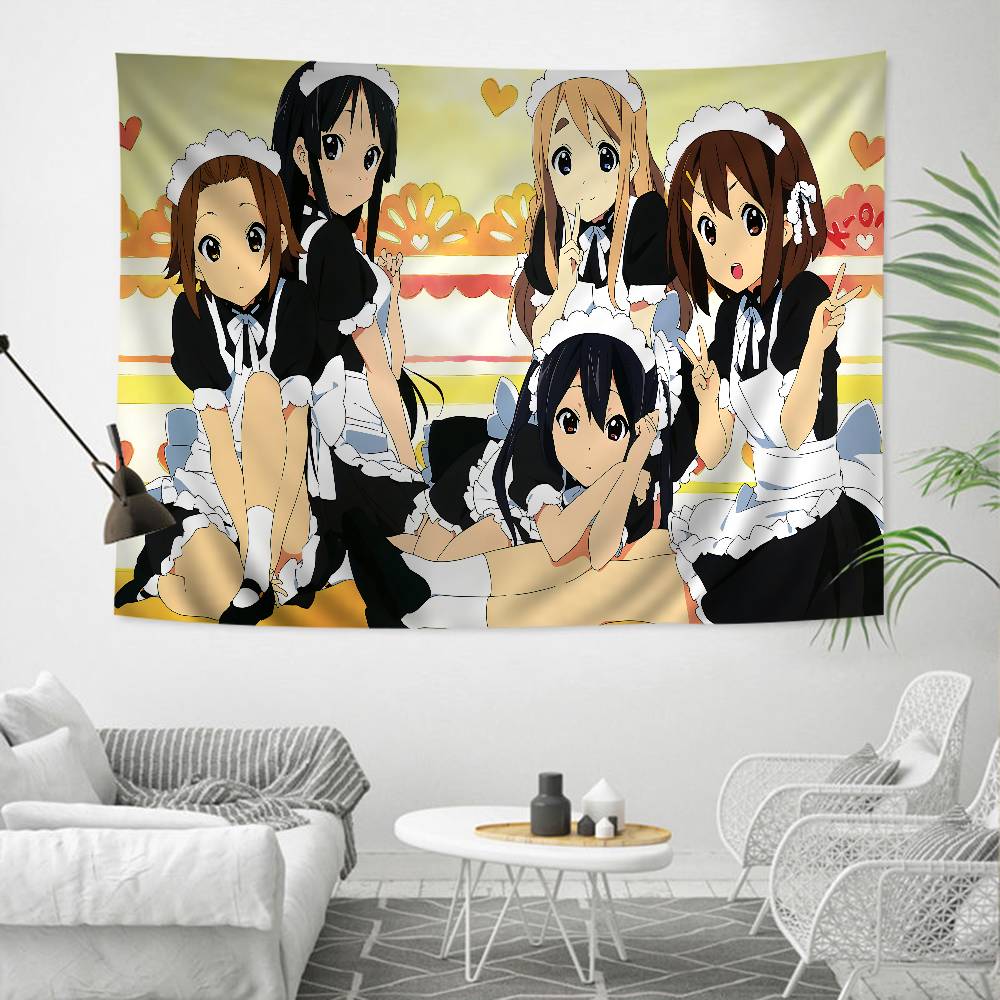 Anime K-On Colorful Tapestry Wall Hanging Bohemian Wall Tapestries Mandala Wall Art Decor