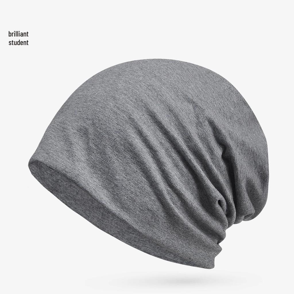 Versatile Cotton Beanie: Thin, Cuffed, Plain Style for Men & Women