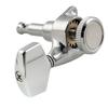 Musiclily Pro L3R3 Locking Tuners for Electric and Acoustic Guitars, with Chrome Large Hex Buttons