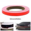 15mmX10m Red Lining Reflective Vinyl Wrap Film Car Sticker Decal Waterproof Anti-fouling And UV Resistant Exterior