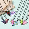 Pokemon Eevee Leafeon Vaporeon Flareon Espeon Sylveon Jolteon Glaceon Love Splicing Pendant Necklace