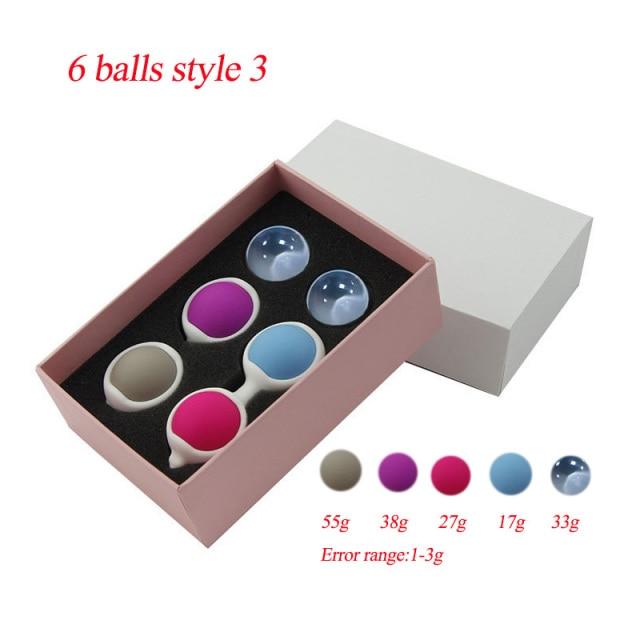 Кегель плотный тренажер вагинальные мышечные шарики женские магические шарики Кегеля мастер секс-игрушки для женщин силиконовые гейши китайские шарики из бисера