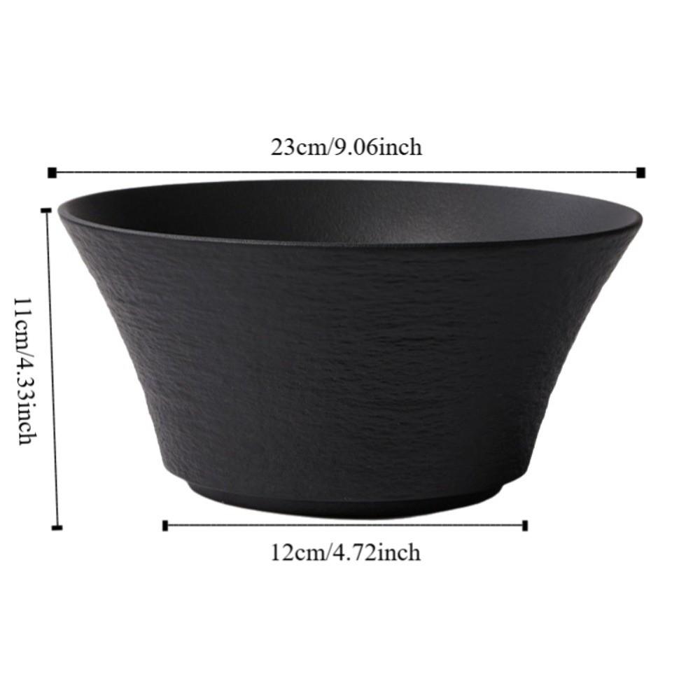 Посуда Пластиковая Миска с Каменным Узором Микроволновая Печь Безопасная Суповая Миска в Японском Стиле Толстая Однотонная Миска для Лапши Быстрого Приготовления Домашняя Столовая