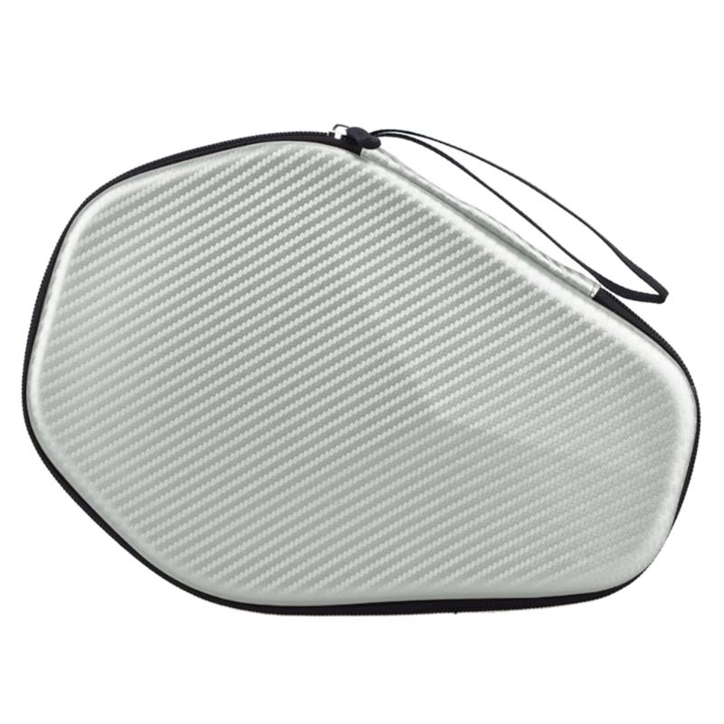 Hexagonal Pingpong Paddle Case Table Tennis Racket Storage Bag Waterproof Zipper Handbag Table Tennis Accessories