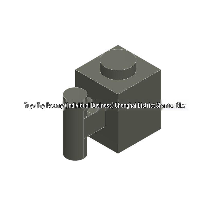 Small Particle Building Blocks: 1x1 Single-Sided Handle Brick - Educational Toy & Universal Accessory