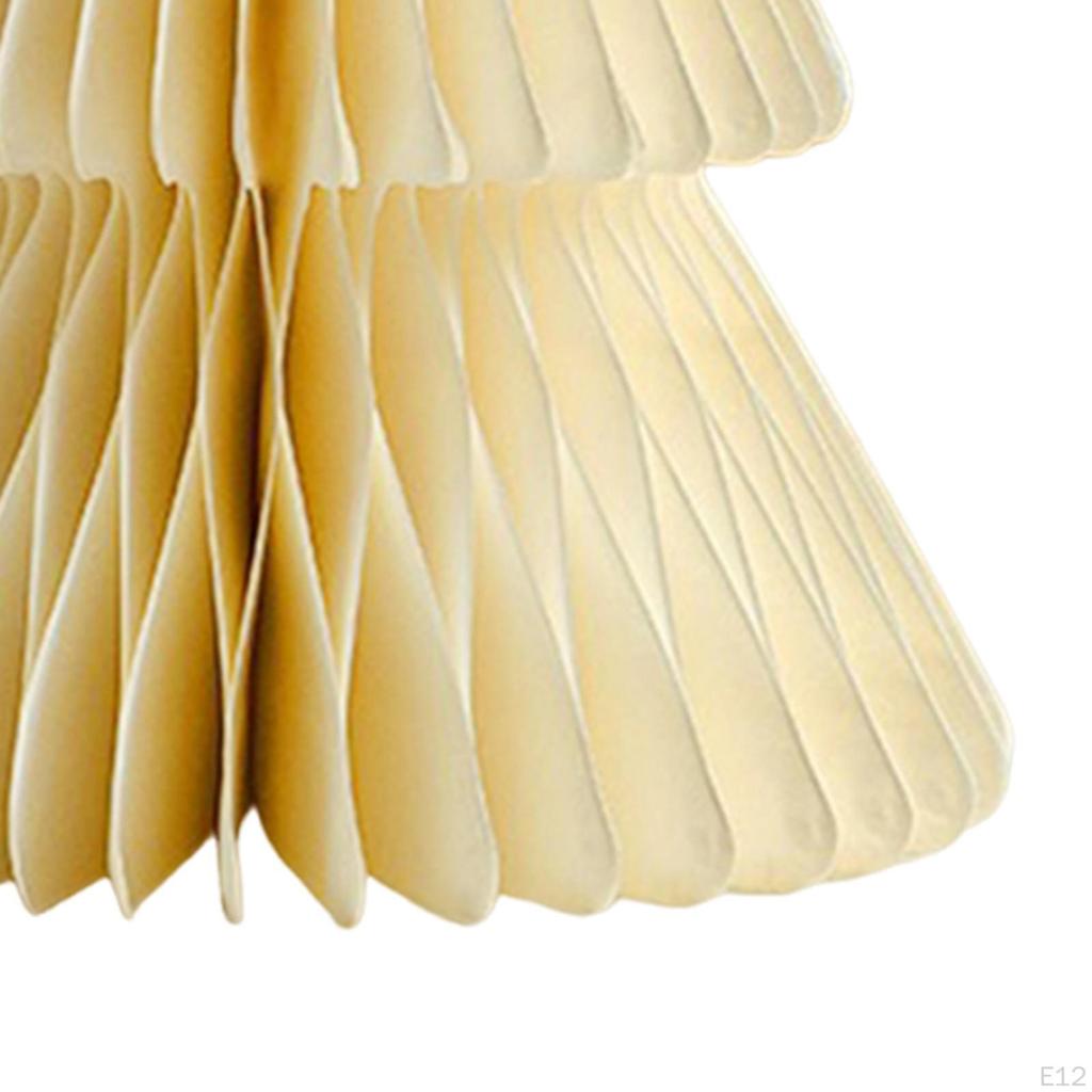 Бумажный декор Рождественской елки 3D Соты Современное декоративное украшение Настольное