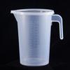 Healthy Smooth Strong Toughness Plastic Comfortable Handle Measuring Mug Cup for Home Measuring Cup