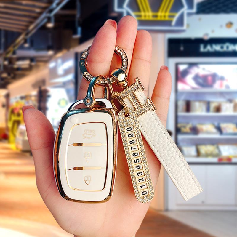 Унисекс чехол для ключей для Hyundai ix35, Elantra, Tucson, Mistra и Sonata