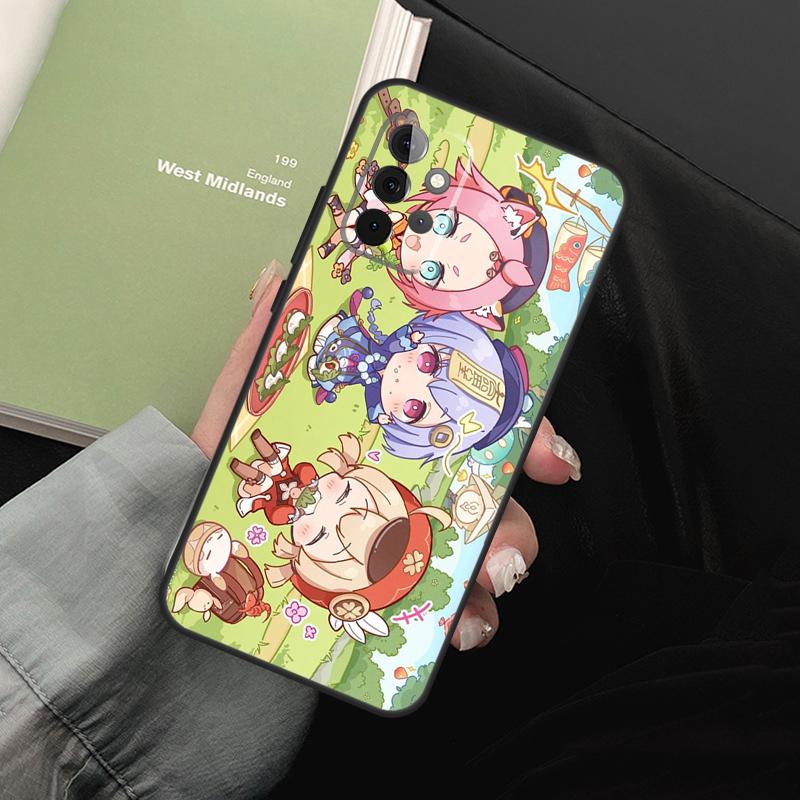 Genshin Impact Chibi For Samsung Galaxy A16 A06 A56 A36 A26 A05 A22 A32 A52 A54 A34 A14 A55 A15 A53 A33 A35 Case