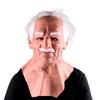 Halloween Latex Old Man Face Cover Elder Old Man Headgear for Masquerade Halloween Headgear Prop