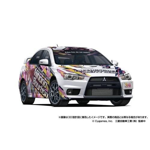 Aoshima Bunka Kyozai (AOSHIMA) 1/24 Itasha Series No. 3 Uma Musume Pretty Derby Ver. 2 Mitsubishi CZ4A Lancer Evolution X Final Edition '15 Plastic Mo