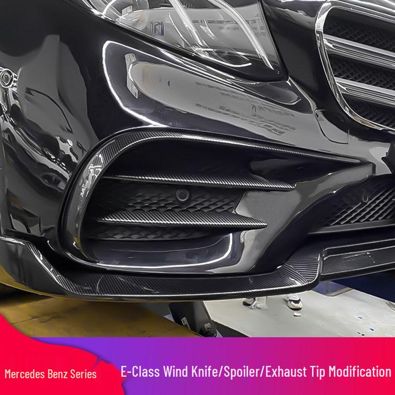 Mercedes-Benz E-Class E260L/E300L AMG Wind Deflector, Front Lip, Rear Spoiler, Diffuser, Tailpipe & Mirror Covers