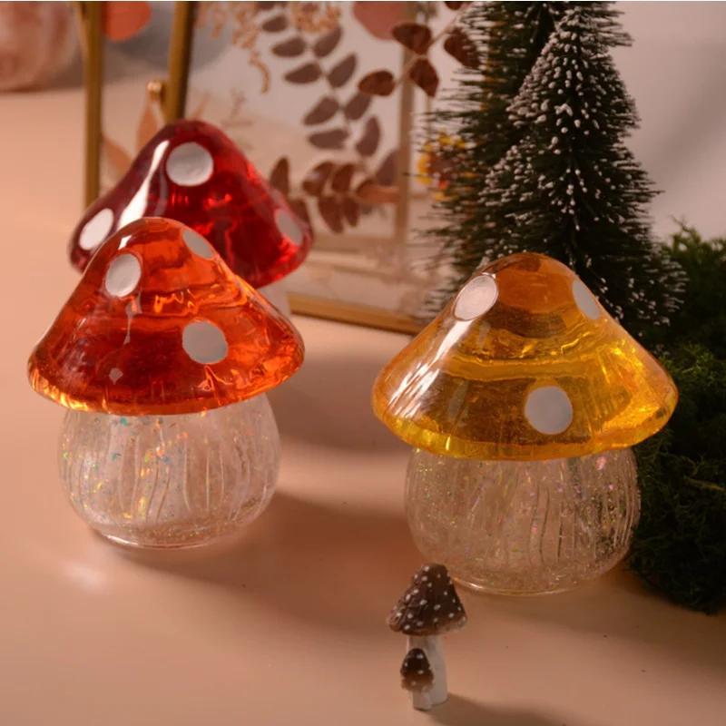 DIY эпоксидная смола кристаллическая форма ящик для хранения грибов декоративная шкатулка для драгоценностей зеркало силиконовая форма