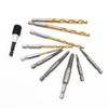 Damaged Screw Extractor Kit Disassemble Screws Bolt Stud Slip Teeth Demolish Stripped Twist Drill Bit Remover Tool