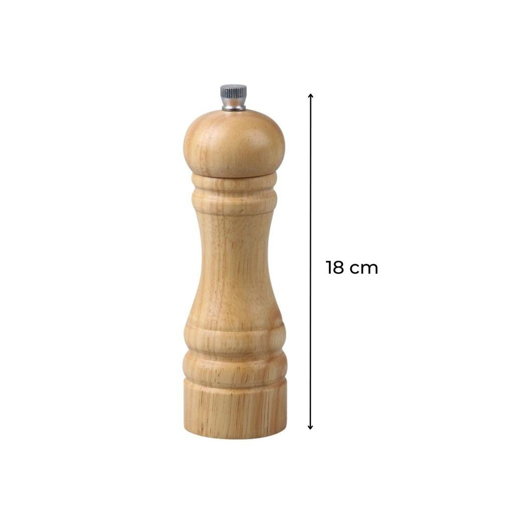 Ручная мельница для перца цвет дерева 18 см FM Professional Различные арт.. 22529