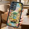 Чехол для телефона: 2D плоский, подходит для Samsung Galaxy A34 A35 M05 M06 S20 S22 S21 FE Plus 5G, с маленькой лягушкой, держащей зонтик, идеальный Рождественский