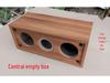 3-дюймовый двойной центральный громкоговоритель DIY Деревянный корпус HIFI Аудио Корпус