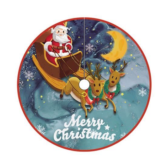 36 дюймов юбка для рождественской елки красная Санта снежинки снеговик олень юбка для рождественской елки праздничный декор для домашней вечеринки