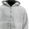 Women's  Fashion Zipper Hoodie Long Sleeve Hooded Pullover Sweatshirt Casual Solid Color Tops With Pockets