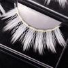 Yousheng 6 шт. Накладные ресницы для макияжа Мягкие Удобные в носке Химическое волокно Аниме Белые накладные ресницы для маскарада