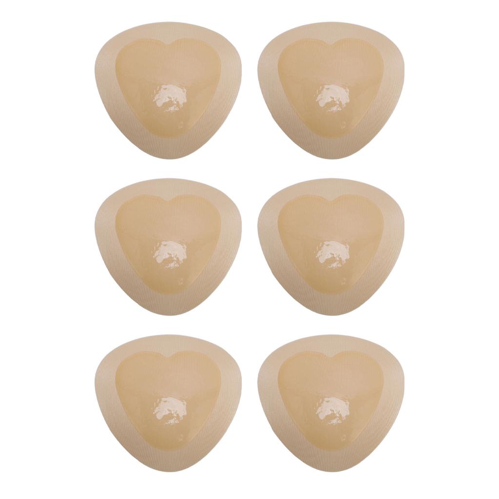 3 пары утолщенных самоклеящихся вкладышей для бюстгальтера, удобных дышащих вкладышей для бюстгальтера Push Up для бикини Sw