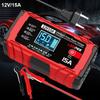 Multifunctional 2025 New Lead-Acid Smart Battery Charger Intelligent Pulse Repair Maintenance 12V 15A Car Motorcycle Battery Charging