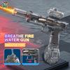 Genuine Electric Water Gun With Light Sprays Flame Effect Continuously High-pressure High-speed Powerful Outdoor Water Gun Toys