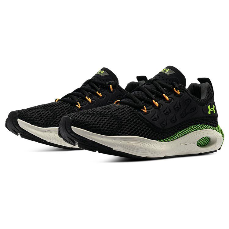 Under Armour Мужские кроссовки HOVR Revenant Black Lime Quirky 3024371-006