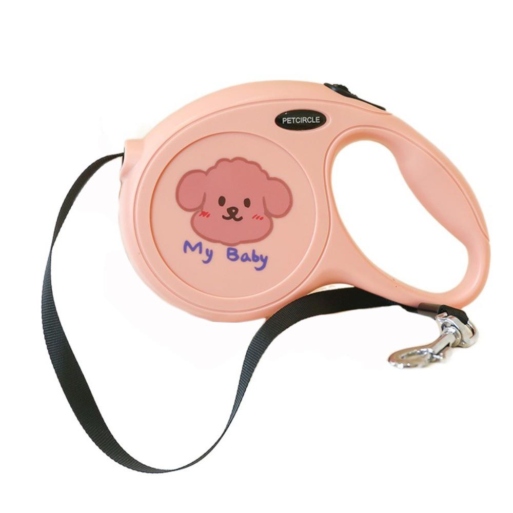 Retractable Dog Walking Roulette Collar Durable Traction Rope Chihuahua Nylon Dog Leash Outdoor