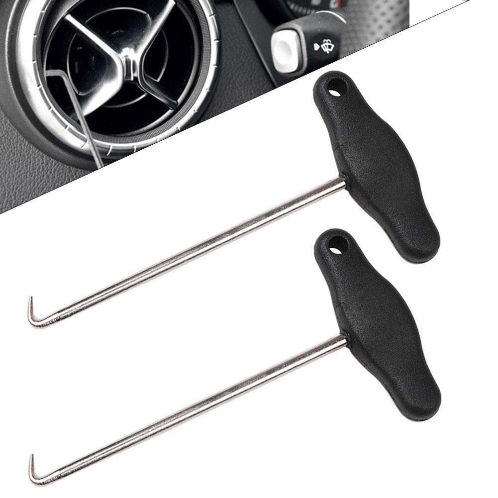 Pull-Out Hook For Mercedes-Benz Instrument Cluster Removal Pulling Hook T-Handle ToolExtractors Air Conditioning Port Clean Tool