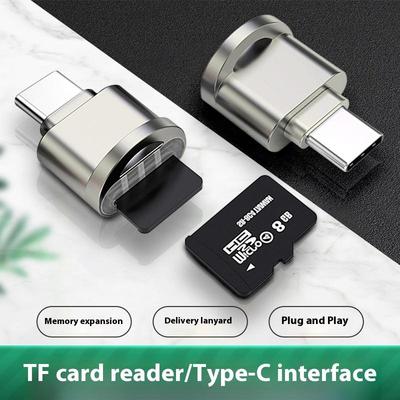 1 шт. Картридер для мобильных карт USB 3.1 Type-C TF из цинкового сплава для ноутбука Xiaomi, многофункциональный OTG картридер